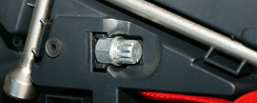 Wheel lock key